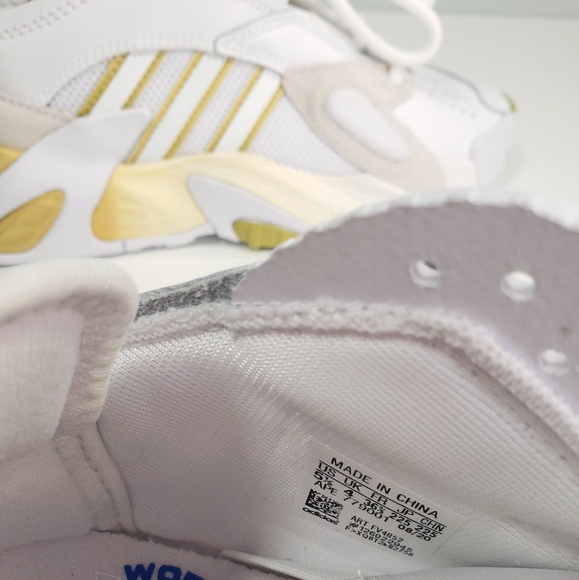 ADIDAS STREETBALL W FV4852 White Gold shoes sneakers Women 5.5 Youth 4Y - Picture 11 of 12